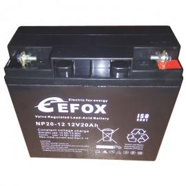 EFOX蓄电池12V20AH 直流屏后备电源UPS专用电池代理商