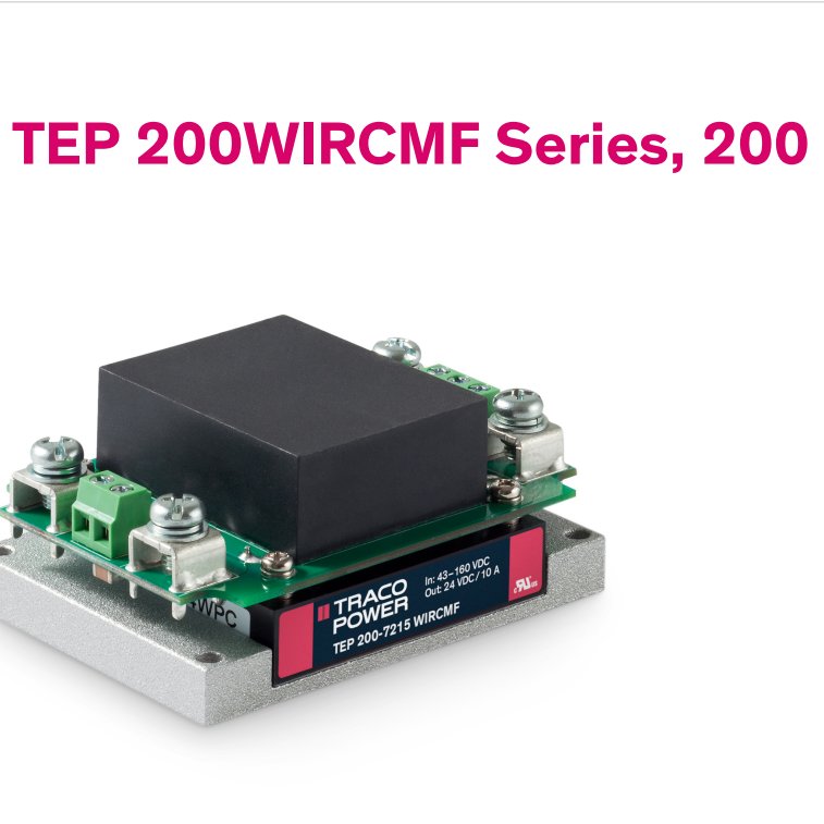 TRACO200W底盘安装电源模块TEP200-2415WIRCMF TEP200-2416WIRCMF TEP200-2413WIRCMF TEP200-2413WIRCMF