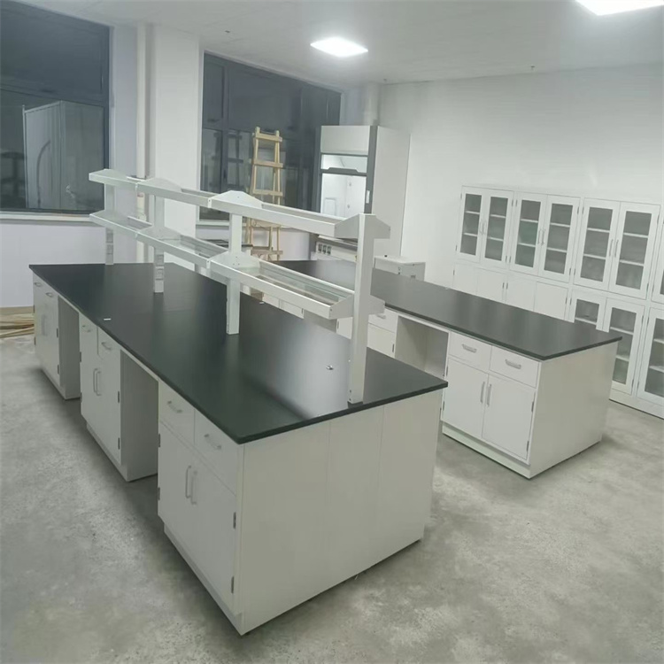 禄米 学校物理化学实验室操作台耐酸碱 台面全钢实验台LLM-SYT1846