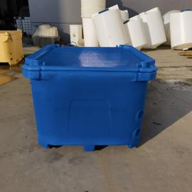 华社滚塑冷藏保温箱全新料海鲜水产660L大容量异形加工洗地机壳