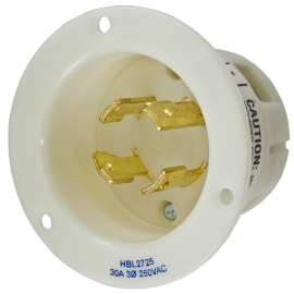 Hubbell法蘭式插頭 三相四線制 30A 250VACHBL2725
