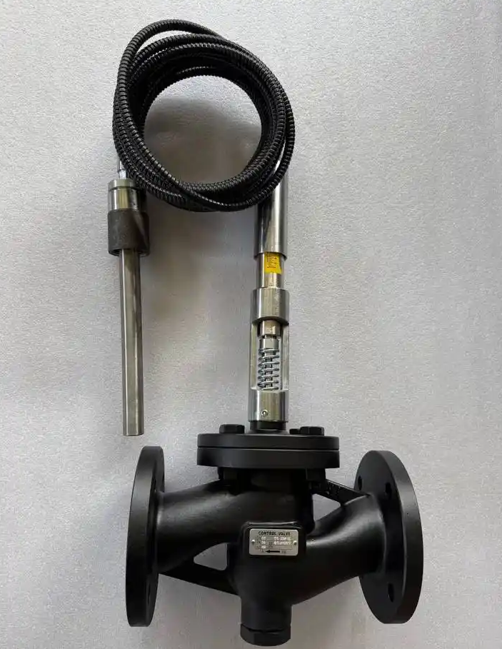 WCB铸钢自力式温度调节阀 加热型/冷却型温度控制阀ZZWP-16C