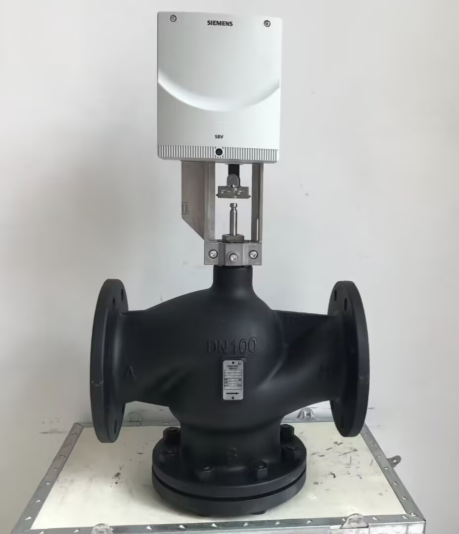 西门子混装电动调节阀 电动二通水阀VVQT42.100+SBV61