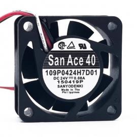三洋全新SANYO 24V 0.08A 4015 4CM 變頻器風(fēng)扇109P0424H7D01