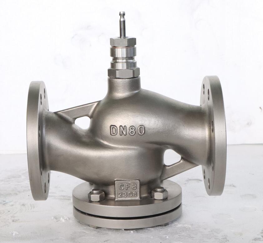 百通VVC43.80不锈钢304两通、三通调节阀 