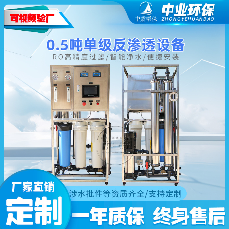 中业净单级RO，出水直饮！0.5吨/h大流量，稳定高效ZYRO-20241203006