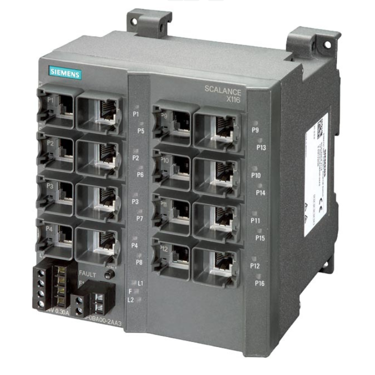 西门子德国 全新正品 工业以太网交换机6GK5116-0BA00-2AA3