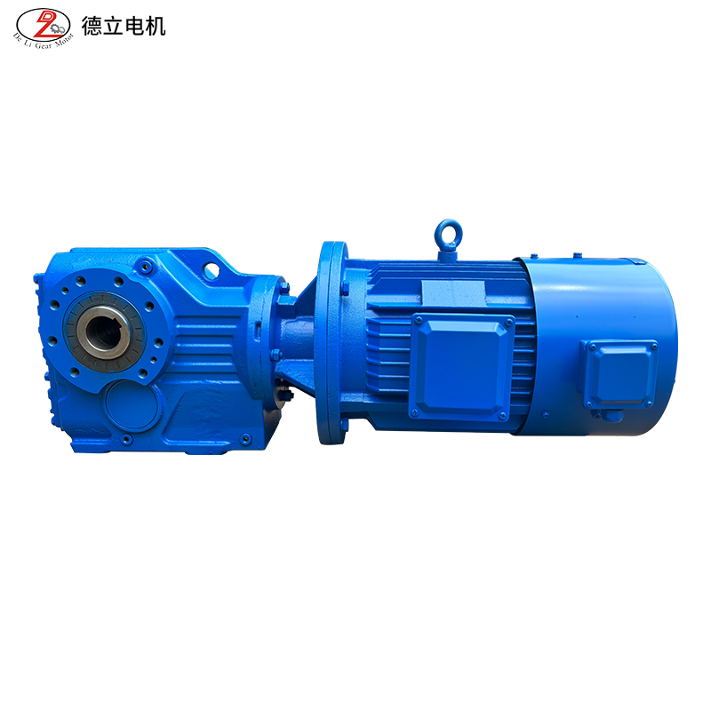 德立KA187减速电机 硬齿面斜齿轮螺旋锥齿轮减速机 低噪音 支持定制DLKA