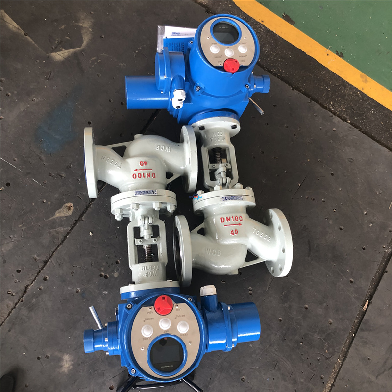 BERRE智能开关电动法兰铸钢截止阀J941H-25C DN150